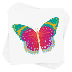 chedriel.com Butterfly Bright temporary tattoos Stack
