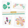 chedriel.com Tropical Brights Temporary Tattoos Set of 25_Stack